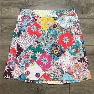 NWOT RipSkirt Hawaii Floral Multicolor‎ Wrap Swim Coverup Skirt Size Medium